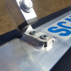 welded handing tabs