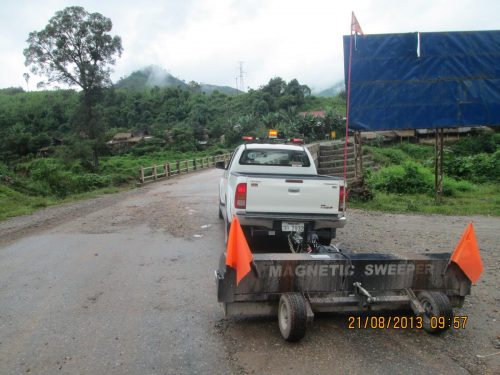 phu bia Magnetic Sweeper from PKO to Muenglong blueatreak equipment