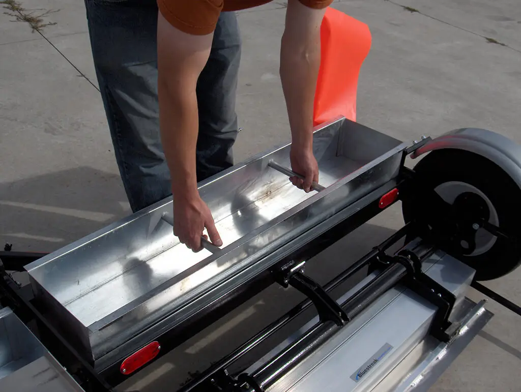 debris bucket fod magnetic sweeper