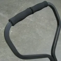 Double steel handle provides for easy and comfortable double handed operation.