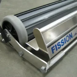 Aluminum frame ensures there is no interference with the magnetic sweeper's performance and also ensures steel shot does not stick to the frame.