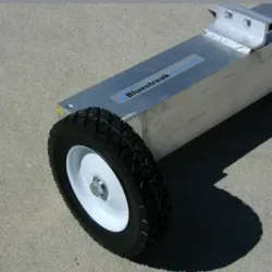 Roues en acier de 8" avec roulements à billes