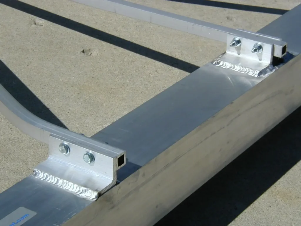Brace design holds magnetic housing in place