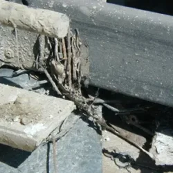 Quick Clean off Sleeve slides off and debris falls to the ground