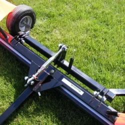 Vue de dessus de la balayeuse magnétique Rhino