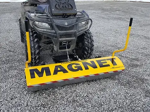 ATV magnetic sweeper