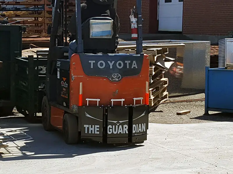 guardian rear pin mount forklift magnet sweeper