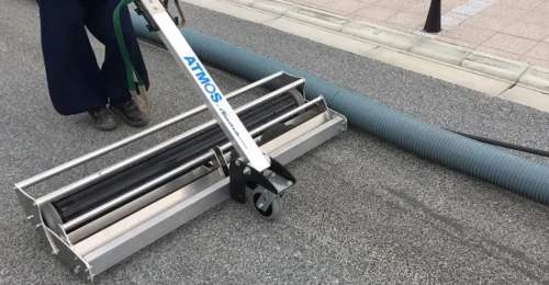Atmos magnetic sweeper in action