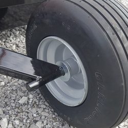 Flat Proof 13" x 6.5" Carlisle ball bearing wheels