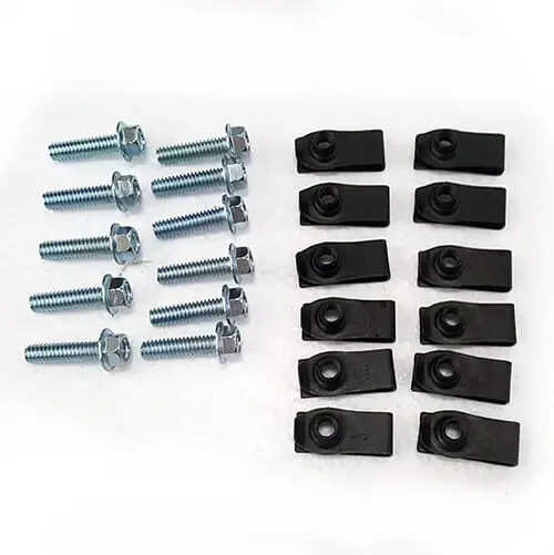 Part #22 Yacare Steel Lid Bolts (12pcs) and u-nuts (12pcs)