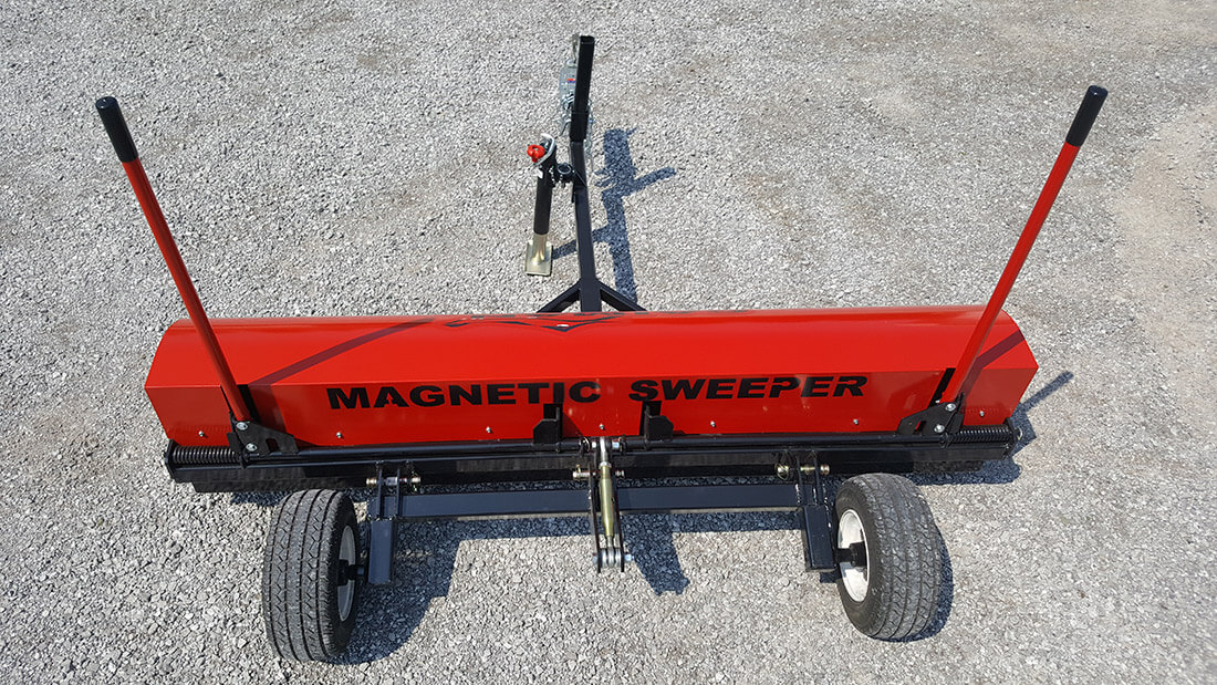 Caiman magnetic sweeper Top View