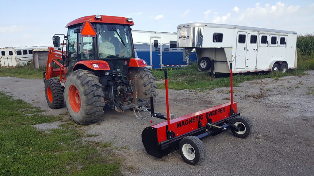 tractor magnetic sweeper