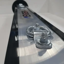 Four D-ring hanging points on the Eiger Series hanging magnet by Bluestreak Equipment