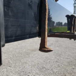 Railway spikes picked up by Eiger magnetic sweeper