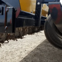Roues pivotantes de la balayeuse magnétique Yak avec hauteur réglable