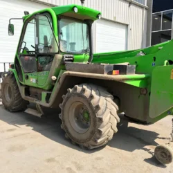 Eiger 50 magnetic sweeper mounted on Merlo P72.10 Telehandler