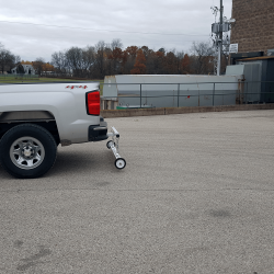 PYR 3x3 rear hitch mounted magnetic sweeper