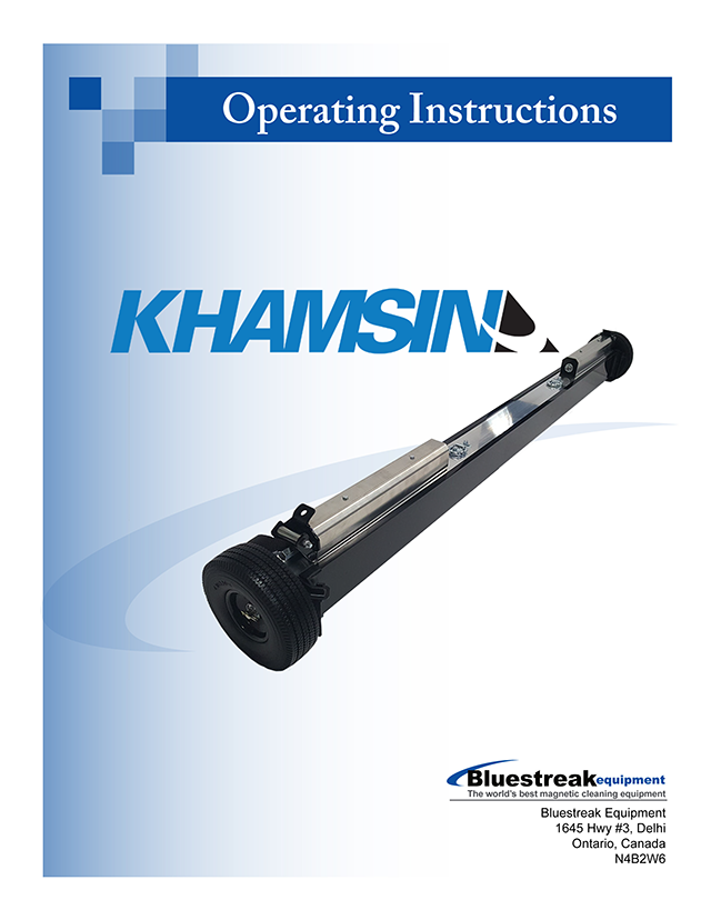 khamsin operating instructions