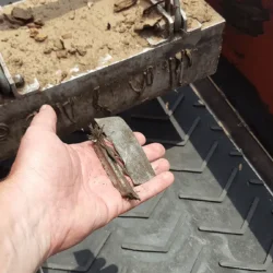 Residuos recogidos por el imán Gobie.