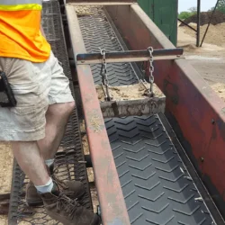 Imán Gobie utilizado como separador magnético.