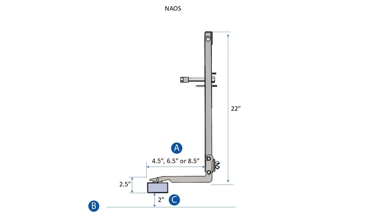 Naos Series Dimensions Side View