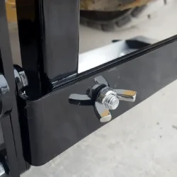 undo wingnuts and swing up NAOS for clean off