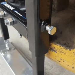 Sweeping height adjustment_bolt on Kursk magnetic sweeper