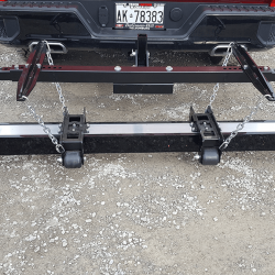 2 inch receiver hitch mounted magnet by Bluestreak Equipment