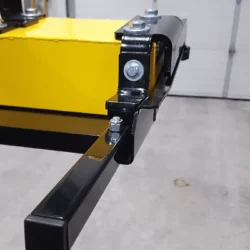 Vista frontal del imán para montacargas OBLAST