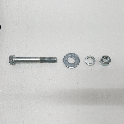 Part #4 2 inch Receiver Mount Bracket 0.500 x 3.5 bolt (1pc) wwasher (1pc) lock washer (1pc) and nut (1