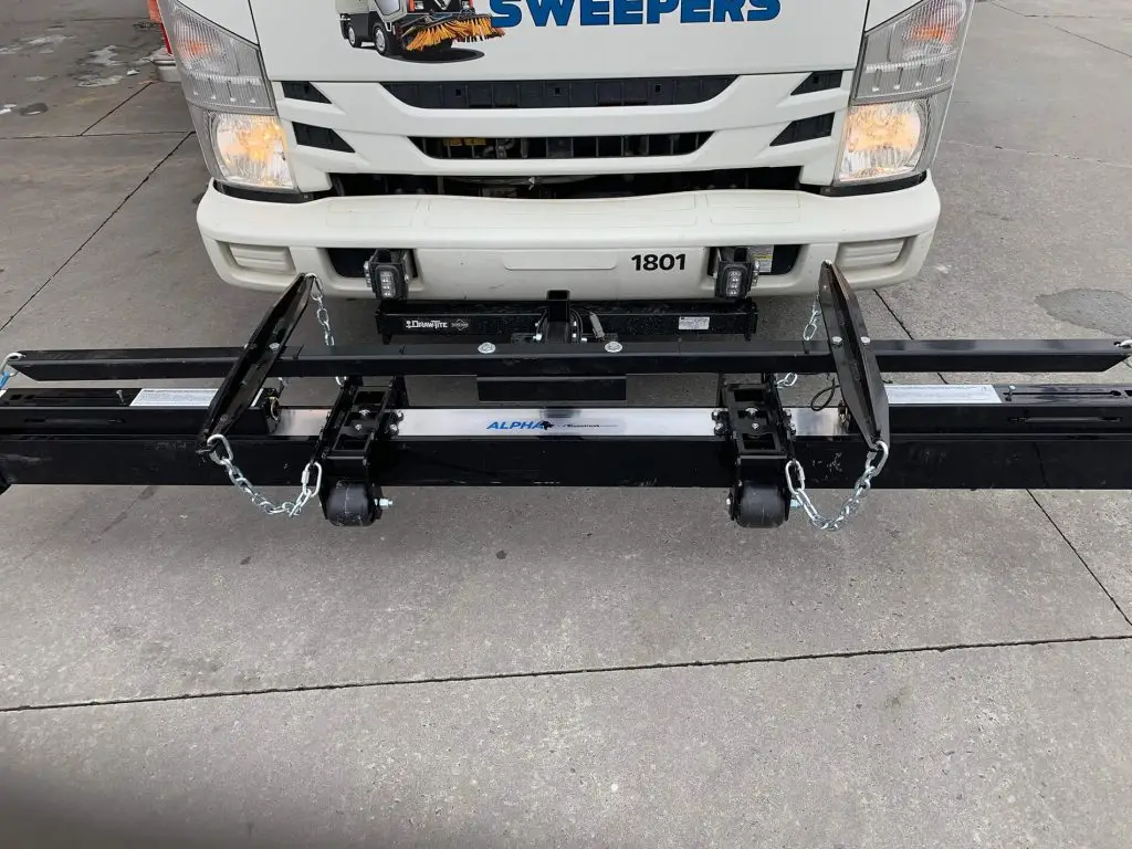 Street sweeper magnet by Bluestreak Equipment