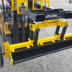 Fork Mounted Magnetic Sweeper Suspension Travel