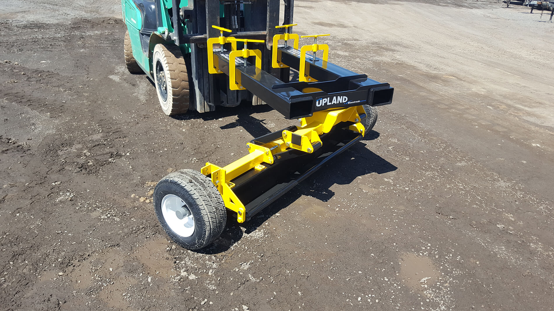 UPLAND Brochure Magnetic Sweeper Forklift Attached