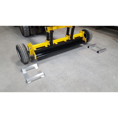 UPLAND Magnetic Sweeper Out of Wheelchocks