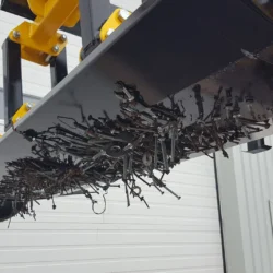 Upland Forklift Magnetic sweeper rounded bottom