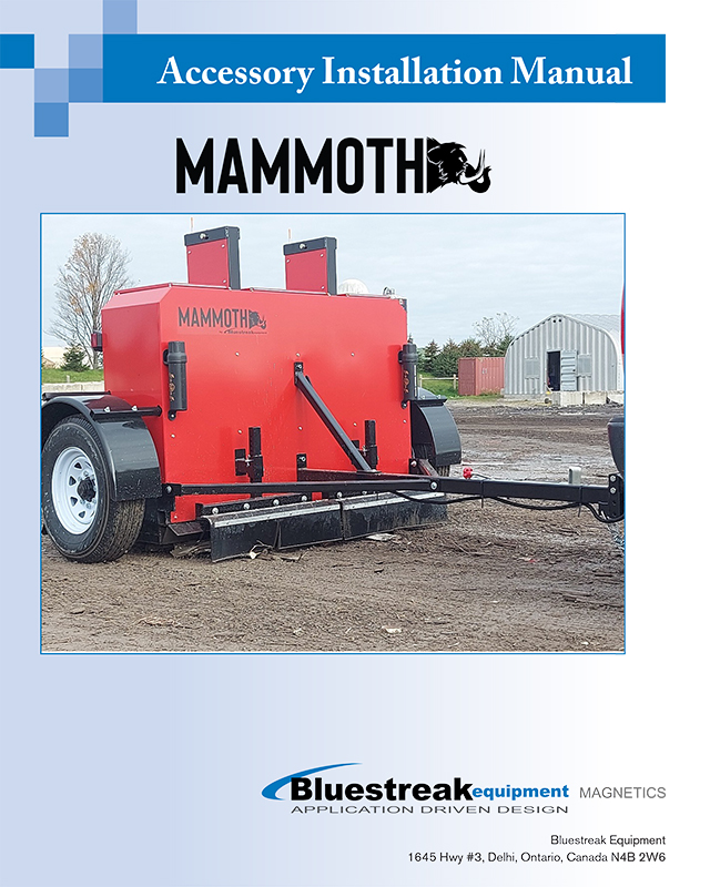Mammoth Series Accessory Installation Manual