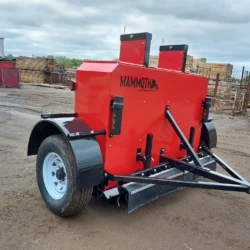 Mammoth magnetic sweeper lumber yard