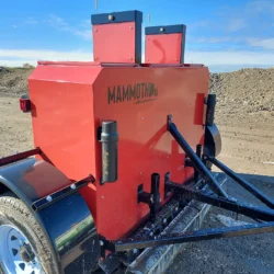 Mammoth magnetic sweeper off road landfill magnet