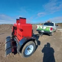 Mammoth magnetic sweeper optional grader