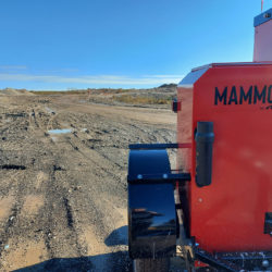 Mammoth road cleaning magnetic trailer
