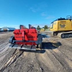 Mammoth super heavy duty towable magnetic sweeper