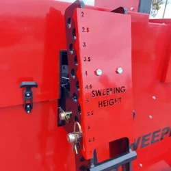 Mammoth sweeping height adjustment block