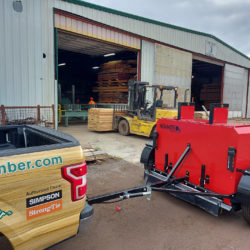 Mammoth trailer magnetic sweeper for industry