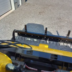 Vue de la cabine Ocicat depuis le skidsteer Wacker