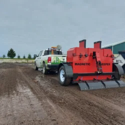 Yard grooming magnetic sweeper