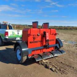 mammoth tow behind magnetic mining sweeper