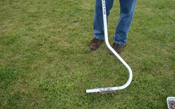 Powerstik In Use In Grass