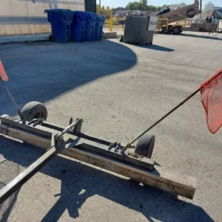 Balayeuse magnétique pour centre de recyclage