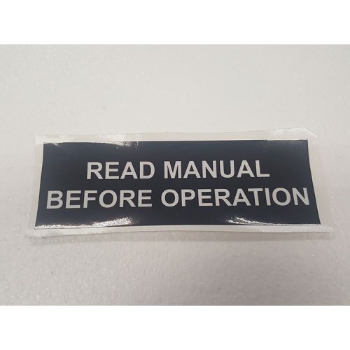 Part #14 Meerkat read manual before operation (1pc)