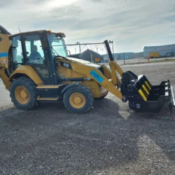 Barredora magnética para retroexcavadora de Bluestreak Equipment